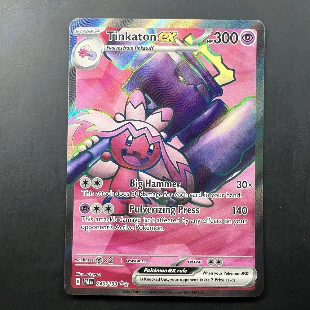Pokemon Tinkaton ex 240/193 Ultra Rare Paldea Evolved Near Mint